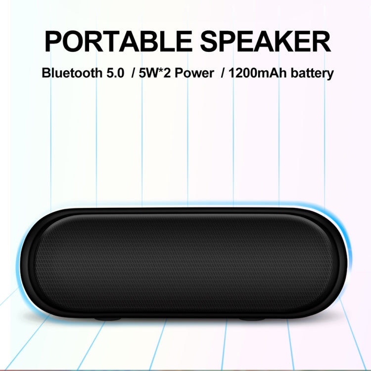 NBY 4070 Portable Bluetooth Speaker 3D Stereo Sound Surround Speakers, Support FM, TF, AUX, U-disk(White) - Desktop Speaker by NBY | Online Shopping South Africa | PMC Jewellery | Buy Now Pay Later Mobicred