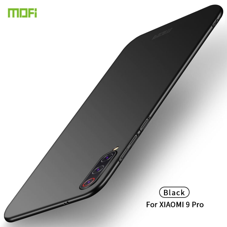 For Xiaomi Mi 9 Pro MOFI Frosted PC Ultra-thin Hard Case(Black) - Xiaomi Cases by MOFI | Online Shopping South Africa | PMC Jewellery