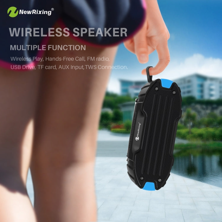 New Rixing NR907 Portable Stereo Surround Soundbar Bluetooth Speaker with Microphone, Support TF Card FM(Orange) - free shipping - PMC Jewellery - Order now!