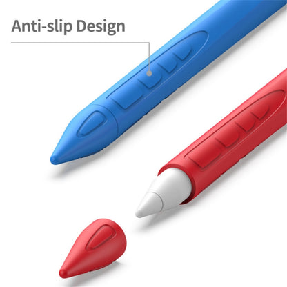 Suitable For Apple Pencil1 Generation StylusTouch Pen Silicone Protective Cover Pen Cap(Red) - Pencil Accessories by PMC Jewellery | Online Shopping South Africa | PMC Jewellery | Buy Now Pay Later Mobicred