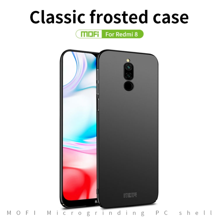 For Xiaomi RedMi 8 MOFI Frosted PC Ultra-thin Hard Case(Gold) - Xiaomi Cases by MOFI | Online Shopping South Africa | PMC Jewellery