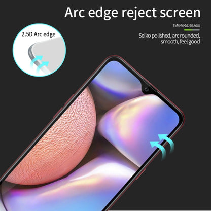 For Galaxy A10S MOFI 9H 2.5D Full Screen Tempered Glass Film(Black) - Galaxy Tempered Glass by MOFI | Online Shopping South Africa | PMC Jewellery