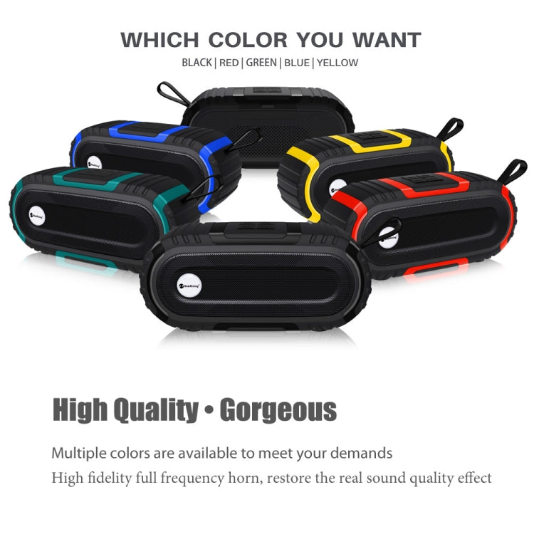 New Rixing NR5016 Wireless Portable Bluetooth Speaker Stereo Sound 10W System Music Subwoofer Column, Support TF Card, FM(Blue) - free shipping - PMC Jewellery - Order now!