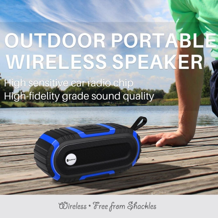 New Rixing NR5016 Wireless Portable Bluetooth Speaker Stereo Sound 10W System Music Subwoofer Column, Support TF Card, FM(Green) - free shipping - PMC Jewellery - Order now!