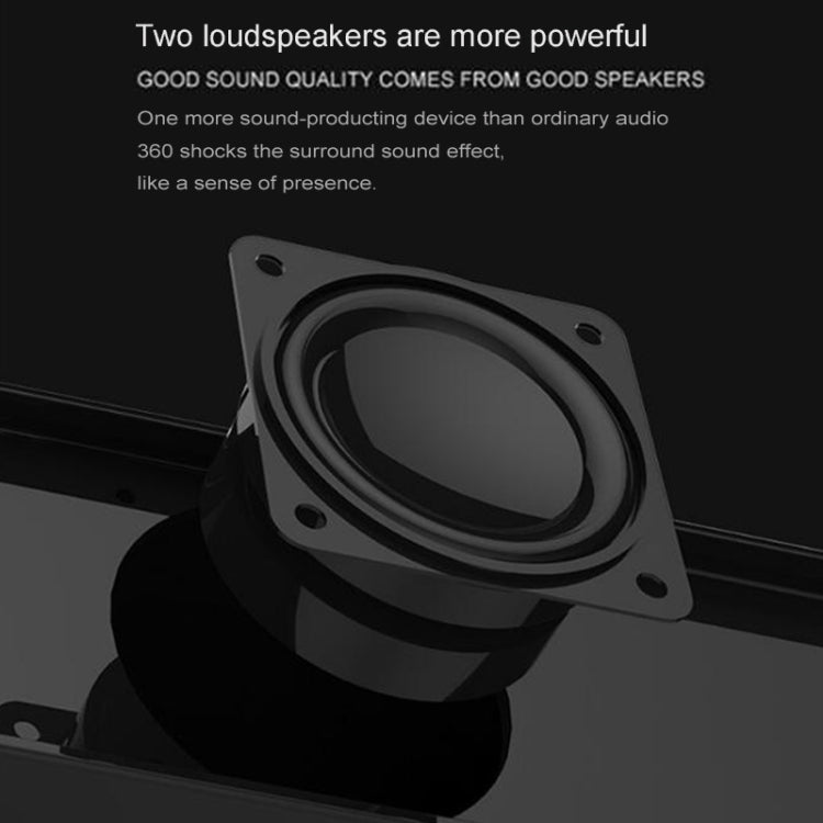 Newrixing NR-5017 LED Bluetooth Portable Speaker TWS Connection Loudspeaker Sound System 10W Stereo Surround Speaker(Rose Gold) - free shipping - PMC Jewellery - Order now!