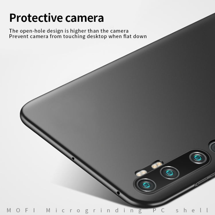 For Xiaomi Mi CC9 Pro MOFI Frosted PC Ultra-thin Hard Case(Gold) - Xiaomi Cases by MOFI | Online Shopping South Africa | PMC Jewellery