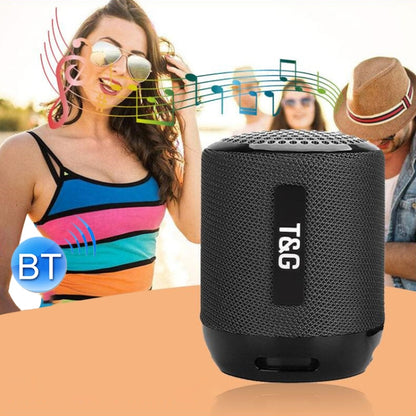 T&G TG129 Portable Wireless Music Speaker Hands-free with MIC, Support TF Card FM(Black) - Desktop Speaker by T&G | Online Shopping South Africa | PMC Jewellery | Buy Now Pay Later Mobicred