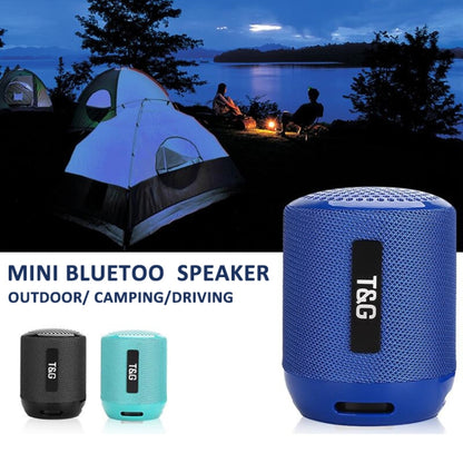 T&G TG129 Portable Wireless Music Speaker Hands-free with MIC, Support TF Card FM(Blue) - Desktop Speaker by T&G | Online Shopping South Africa | PMC Jewellery | Buy Now Pay Later Mobicred