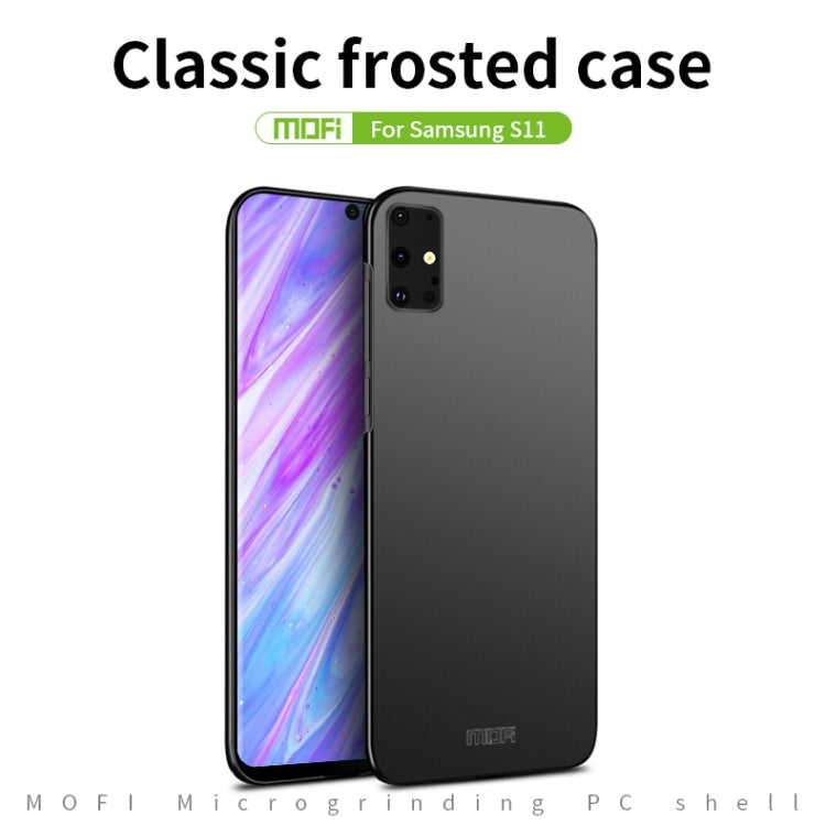 For Galaxy S20+  MOFI Frosted PC Ultra-thin Hard Case(Red) - Galaxy Phone Cases by MOFI | Online Shopping South Africa | PMC Jewellery