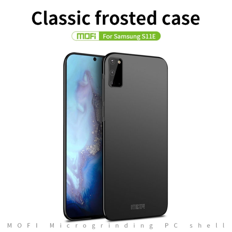 For Galaxy S20 MOFI Frosted PC Ultra-thin Hard Case(Blue) - Galaxy Phone Cases by MOFI | Online Shopping South Africa | PMC Jewellery