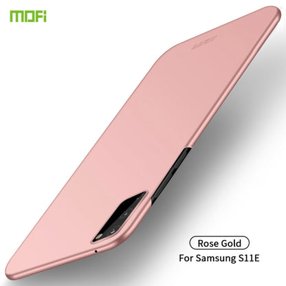 For Galaxy S20 MOFI Frosted PC Ultra-thin Hard Case(Rose gold) - Galaxy Phone Cases by MOFI | Online Shopping South Africa | PMC Jewellery