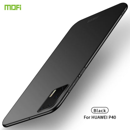 For Huawei P40 MOFI Frosted PC Ultra-thin Hard Case(Black) - Huawei Cases by MOFI | Online Shopping South Africa | PMC Jewellery