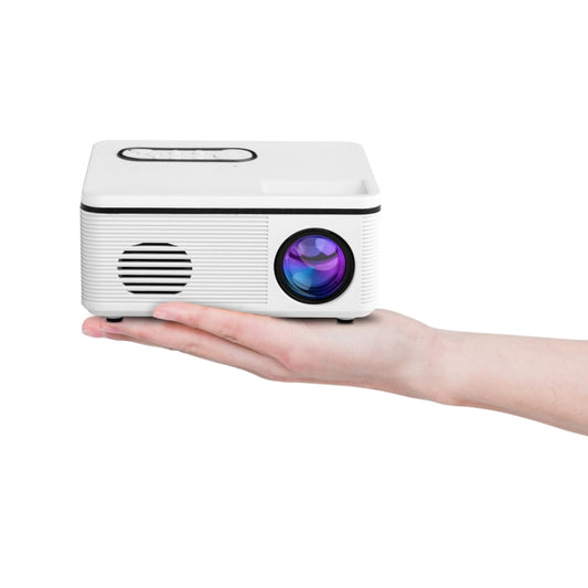 S361 80 lumens 320 x 240 Pixel Portable Mini Projector, Support 1080P, UK Plug(White) - LED Projector by PMC Jewellery | Online Shopping South Africa | PMC Jewellery | Buy Now Pay Later Mobicred