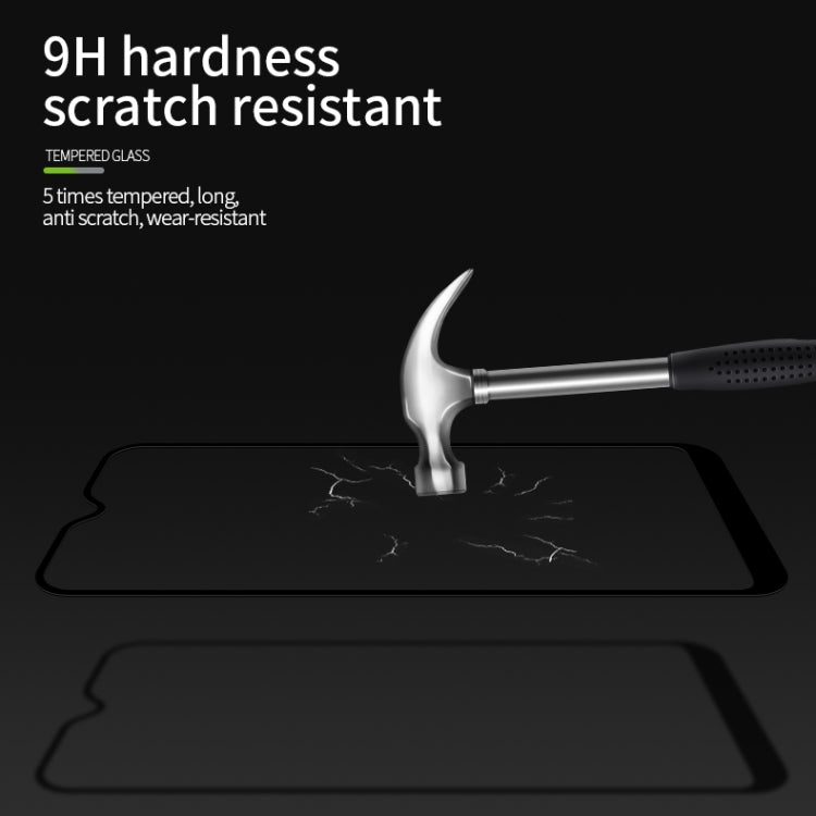 For Galaxy A01 MOFI 9H 2.5D Full Screen Tempered Glass Film(Black) - Galaxy Tempered Glass by MOFI | Online Shopping South Africa | PMC TechLife | Buy Now Pay Later Mobicred