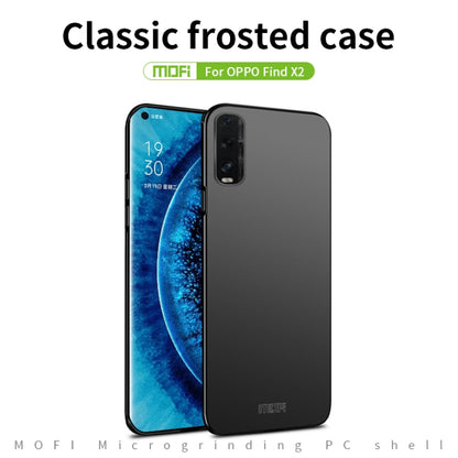 For OPPO Find X2 MOFI Frosted PC Ultra-thin Hard Case(Blue) - OPPO Cases by MOFI | Online Shopping South Africa | PMC Jewellery