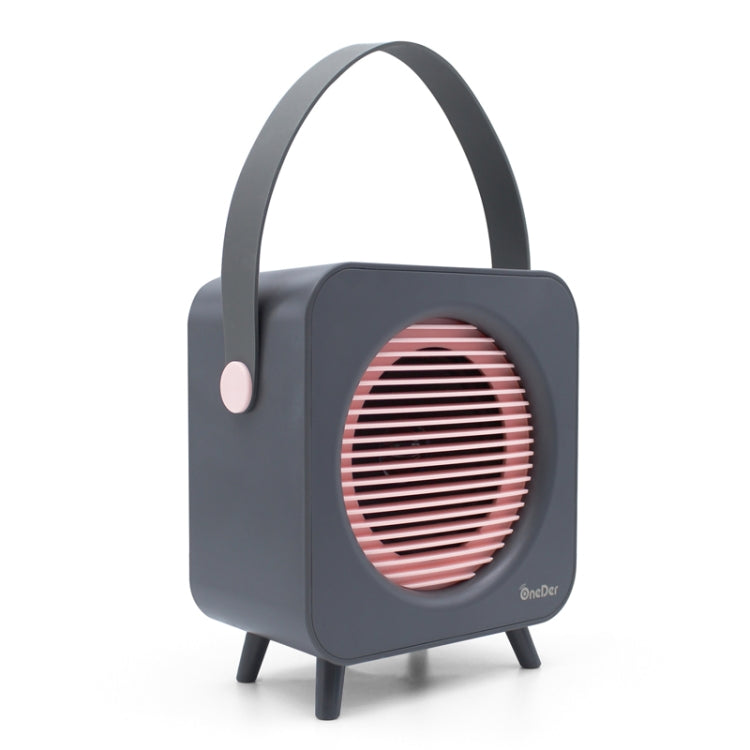 Oneder V9 Fabric Portable Wireless Bluetooth Speaker Portable Card Subwoofer Creative Gift Mini Speaker(Pink) - Desktop Speaker by OneDer | Online Shopping South Africa | PMC Jewellery | Buy Now Pay Later Mobicred