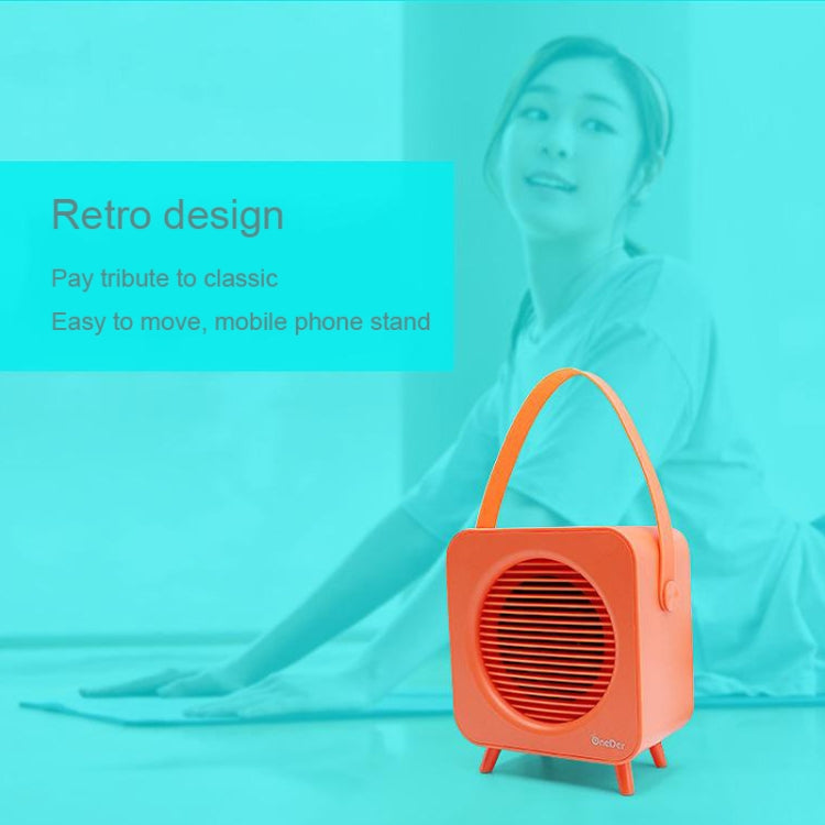 Oneder V9 Fabric Portable Wireless Bluetooth Speaker Portable Card Subwoofer Creative Gift Mini Speaker(Blue) - Desktop Speaker by OneDer | Online Shopping South Africa | PMC Jewellery | Buy Now Pay Later Mobicred