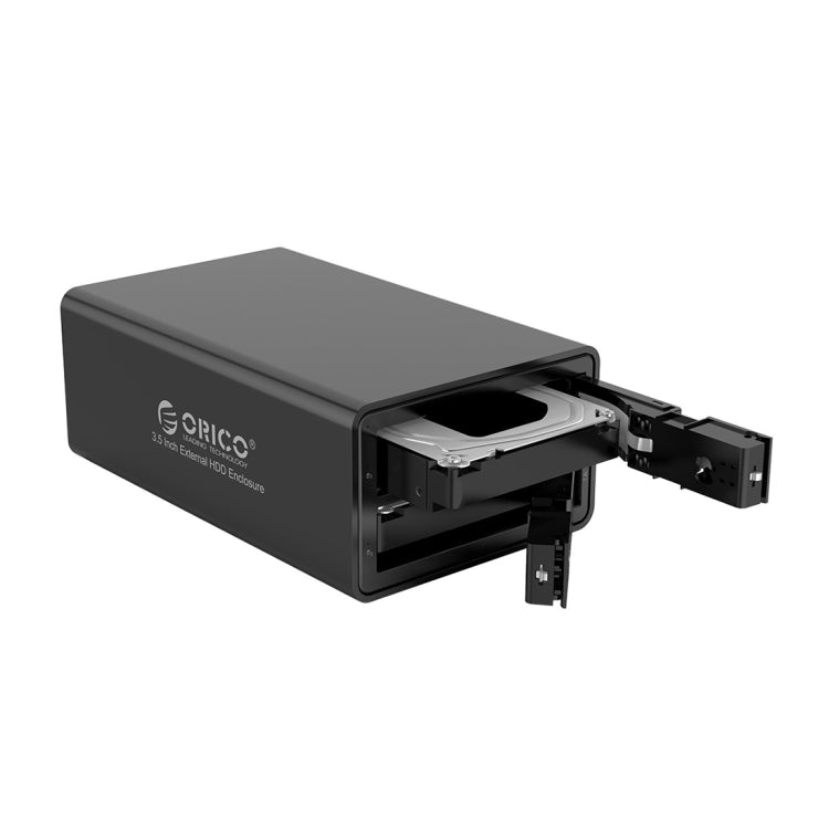 ORICO 9528U3 3.5-Inch External Hard Drive Enclosure(Black) - HDD Enclosure by ORICO | Online Shopping South Africa | PMC Jewellery | Buy Now Pay Later Mobicred