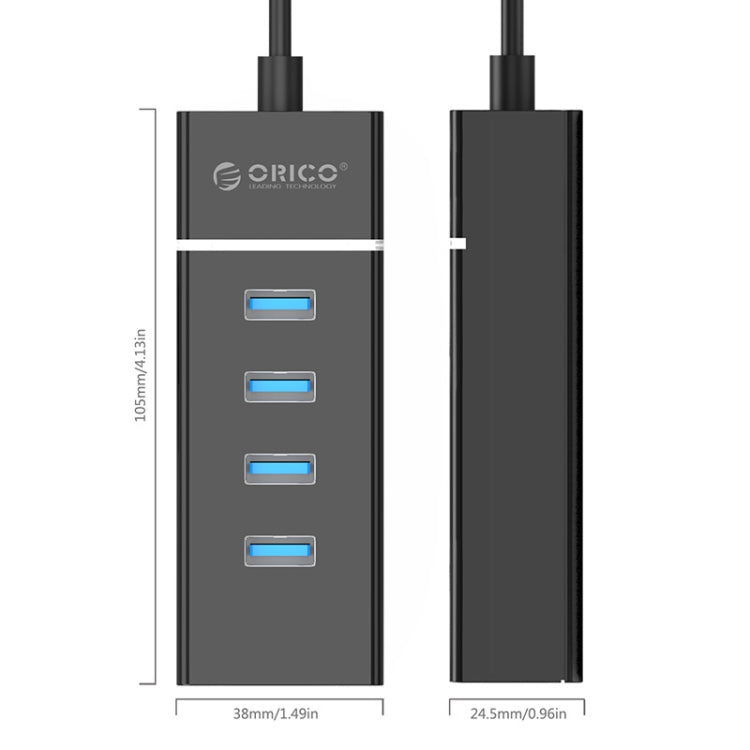 ORICO W6PH4-U3  4 Ports USB 3.0 HUB - USB 3.0 HUB by ORICO | Online Shopping South Africa | PMC Jewellery | Buy Now Pay Later Mobicred