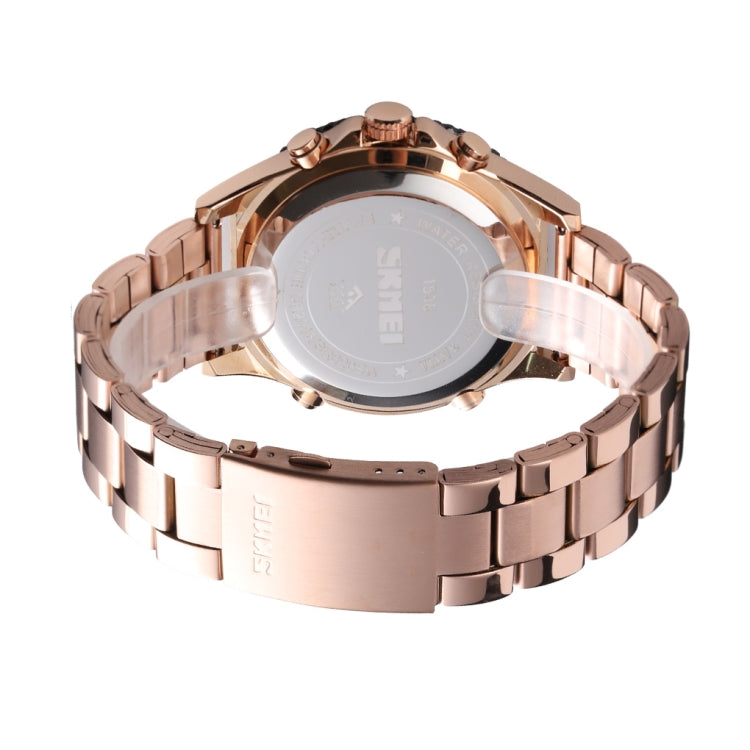 SKMEI 1538 Multi-Function Time Large Dial Steel Belt Men  Casual Sports Electronic Watch(Silver-Steel Belt) - free shipping - PMC TechLife - Order now!