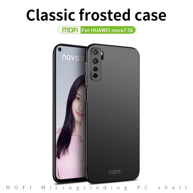 For Huawei Nova 7 SE MOFI Frosted PC Ultra-thin Hard Case(Gold) - Huawei Cases by MOFI | Online Shopping South Africa | PMC Jewellery