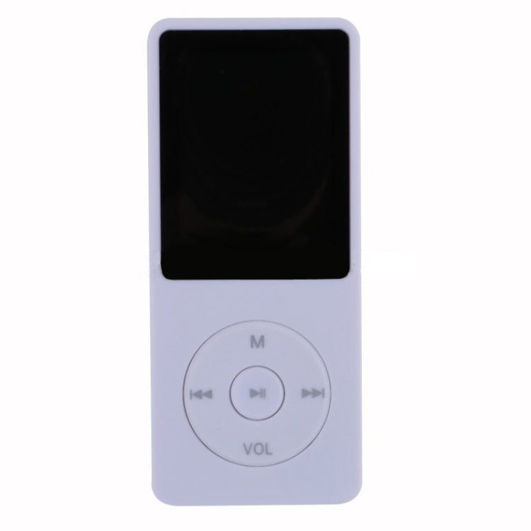 Fashion Portable LCD Screen FM Radio Video Games Movie MP3 MP4 Player Mini Walkman, Memory Capacity:4GB(White) - MP3 Player by PMC TechLife | Online Shopping South Africa | PMC TechLife | Buy Now Pay Later Mobicred