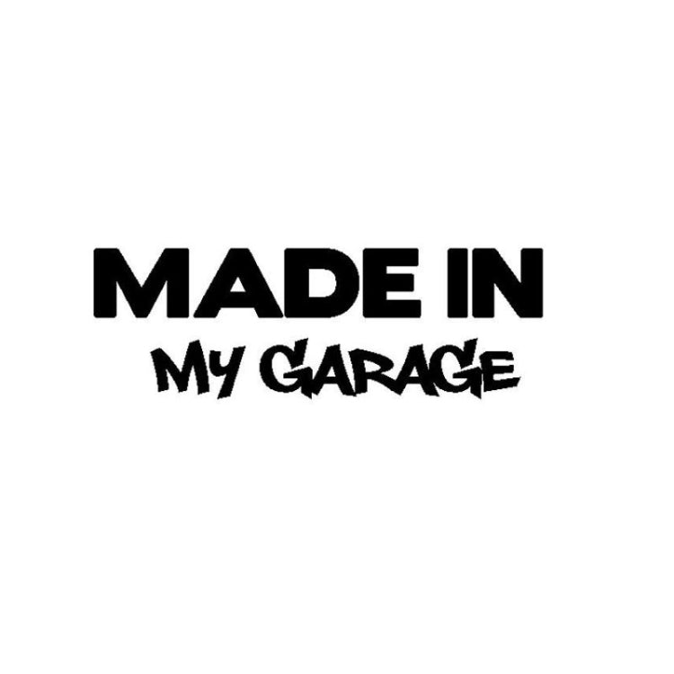 10 PCS MADE IN MY GARAGE Car Styling Stickers Decal Car Body Cool Covers, Size:17.8x5.9cm - Decorative Sticker by PMC TechLife | Online Shopping South Africa | PMC TechLife | Buy Now Pay Later Mobicred