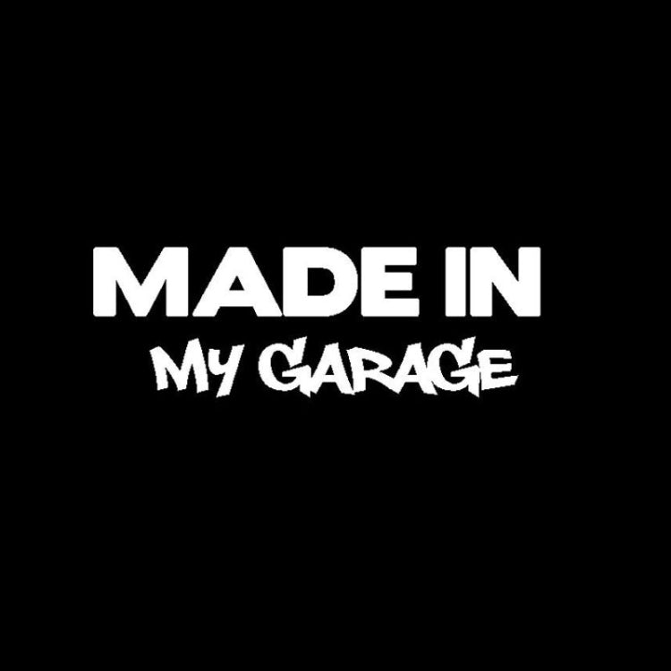 10 PCS MADE IN MY GARAGE Car Styling Stickers Decal Car Body Cool Covers, Size:17.8x5.9cm - Decorative Sticker by PMC TechLife | Online Shopping South Africa | PMC TechLife | Buy Now Pay Later Mobicred