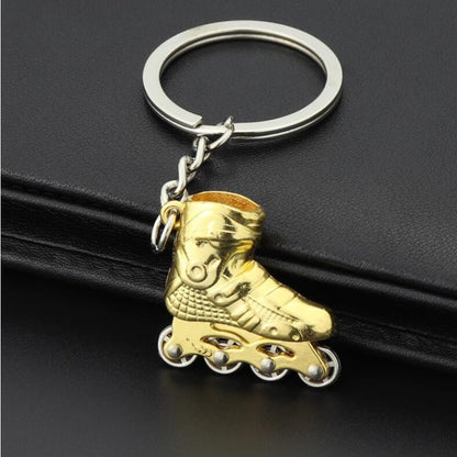 Creative Simulation Skates Keychain Personalized Pendant Gift(Gold) - Key Rings by PMC Jewellery | Online Shopping South Africa | PMC Jewellery