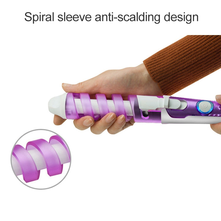 Hair Styling Tool Hair Curler Roller Spiral Curling Iron(Purple) - free shipping - PMC TechLife - Order now!