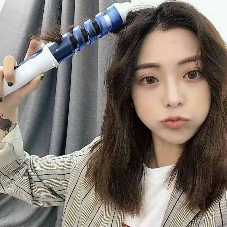 Hair Styling Tool Hair Curler Roller Spiral Curling Iron(Pink) - free shipping - PMC TechLife - Order now!