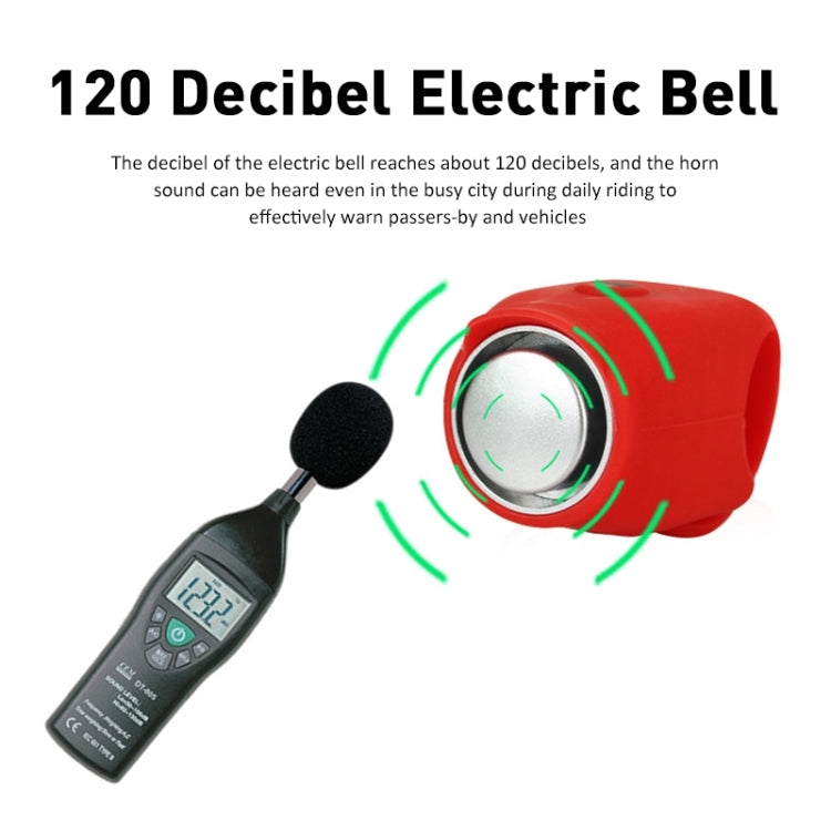 120 dB Bicycle Bell Mountain Bike Electric Horn(Purple) - Bicycle Bells by PMC TechLife | Online Shopping South Africa | PMC TechLife | Buy Now Pay Later Mobicred