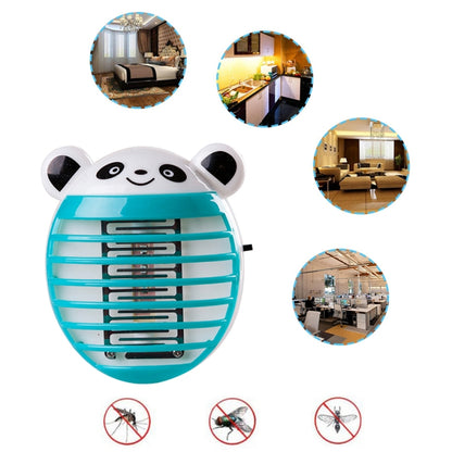 Cute Household Mosquito Killer Lamp LED Light Anti Mosquito Bug Zapper Insect Muggen Killer Night Light Colorful EU Plug(Blue) - Repellents by PMC Jewellery | Online Shopping South Africa | PMC Jewellery | Buy Now Pay Later Mobicred