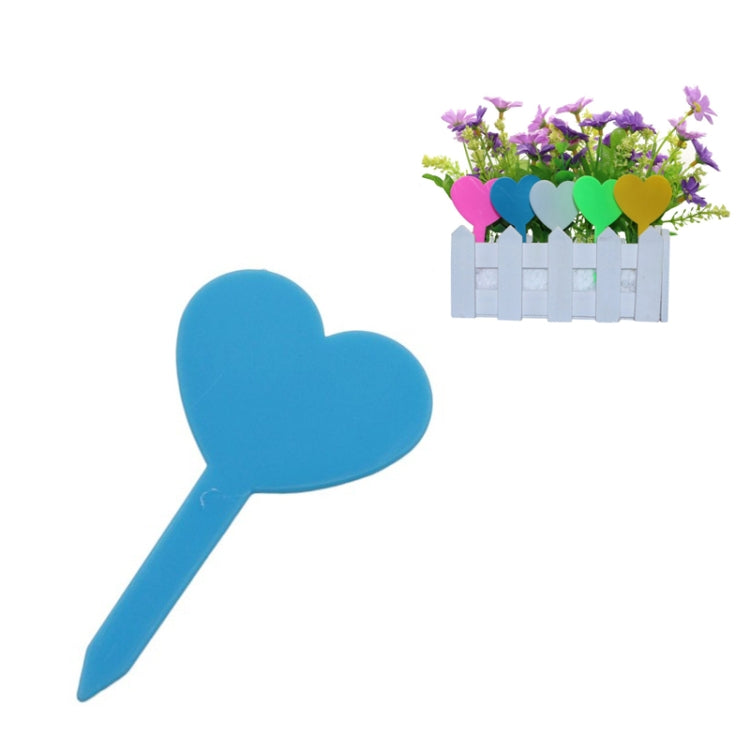 100 PCS Gardening Plant Pot Decoration Love Label Garden Seedling Potted Flower Plant Mark(Blue) - Yard & Garden Decor by PMC TechLife | Online Shopping South Africa | PMC TechLife