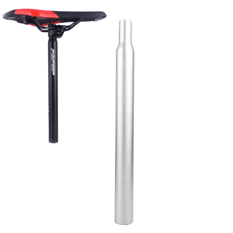 FMFXTR Aluminum Alloy Mountain Bike Extended Seat Post, Specification:28.6x350mm(Silver) - Bicycle Seat Posts by FMFXTR | Online Shopping South Africa | PMc TechLife | Buy Now Pay Later Mobicred
