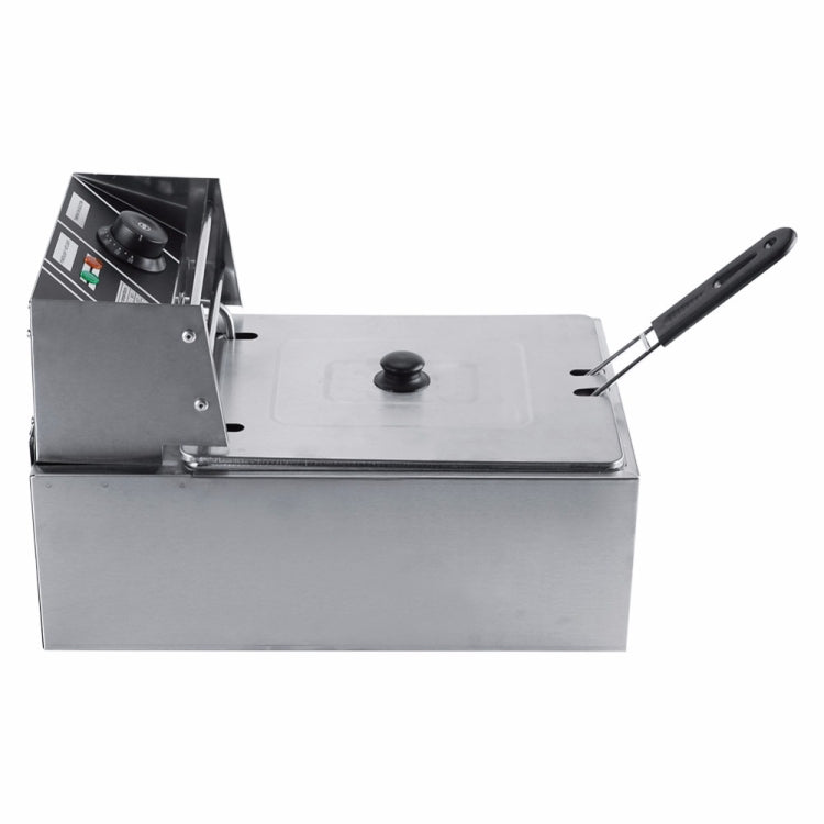 Desktop Thickening Electric Fryer Fried Chicken Legs Fries Stainless Steel Electric Fryer With Basket(Single Cylinder Single Screen) - free shipping - PMC TechLife - Order now!