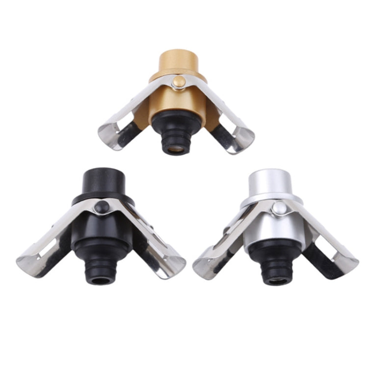 Push-button Stainless Steel Pumping Champagne Stopper Sparkling Champagne Snap Wing Vacuum Wine Stopper(Silver) - free shipping - PMC TechLife - Order now!