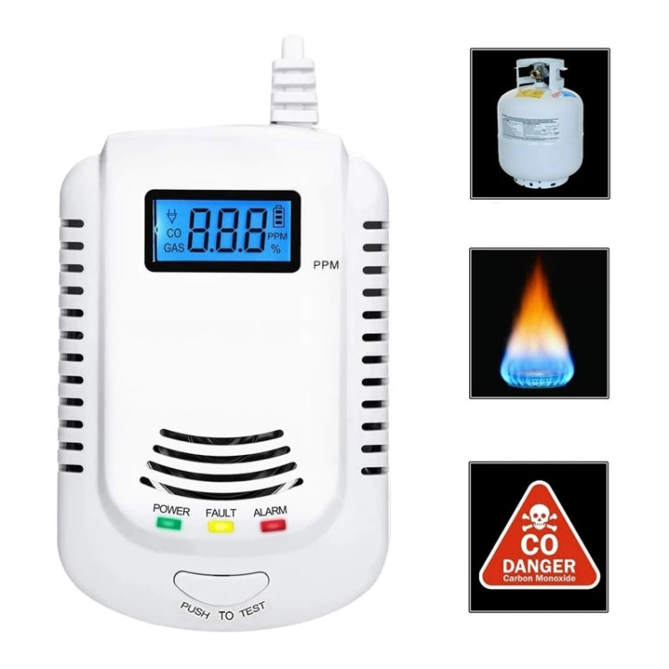 Coalgas Natural Gas Methane Propane Leak Detector Tester Measurer Home Security Tool, EU Plug - Gas Monitor by PMC Jewellery | Online Shopping South Africa | PMC Jewellery | Buy Now Pay Later Mobicred