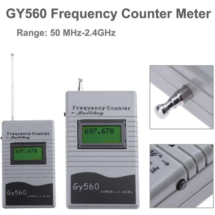 GY560  Portable Handheld Frequency Meter Walkie-talkie Frequency Measurement Tool - Other Tester Tool by PMC Jewellery | Online Shopping South Africa | PMC Jewellery | Buy Now Pay Later Mobicred