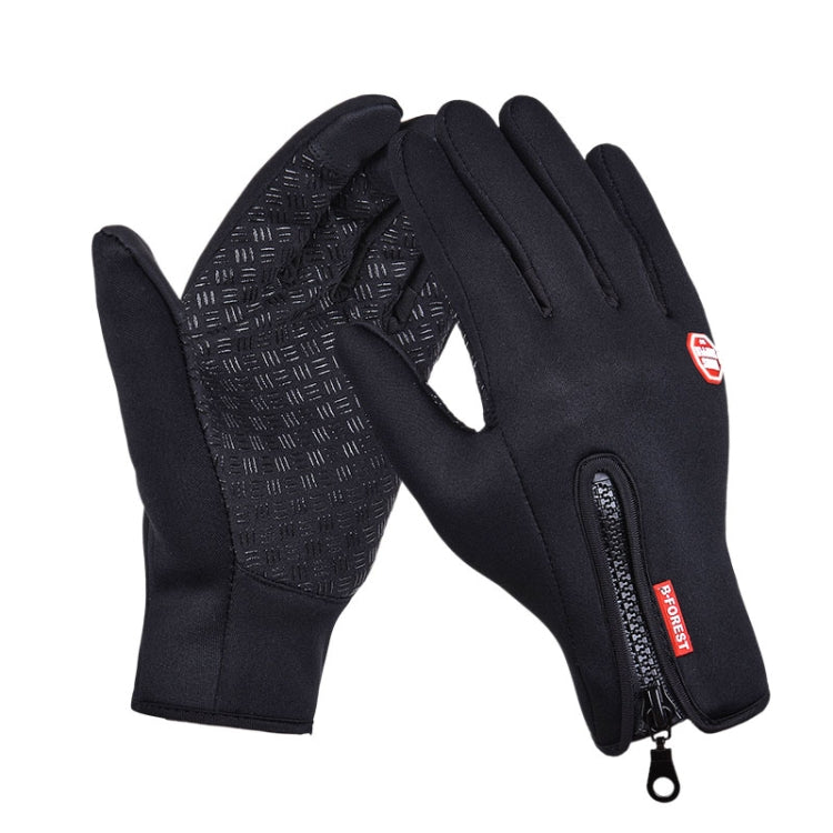 Outdoor Sports Hiking Winter Leather Soft Warm Bike Gloves For Men Women, Size:S (Blue) - Full Finger Gloves by qepae | Online Shopping South Africa | PMC TechLife | Buy Now Pay Later Mobicred