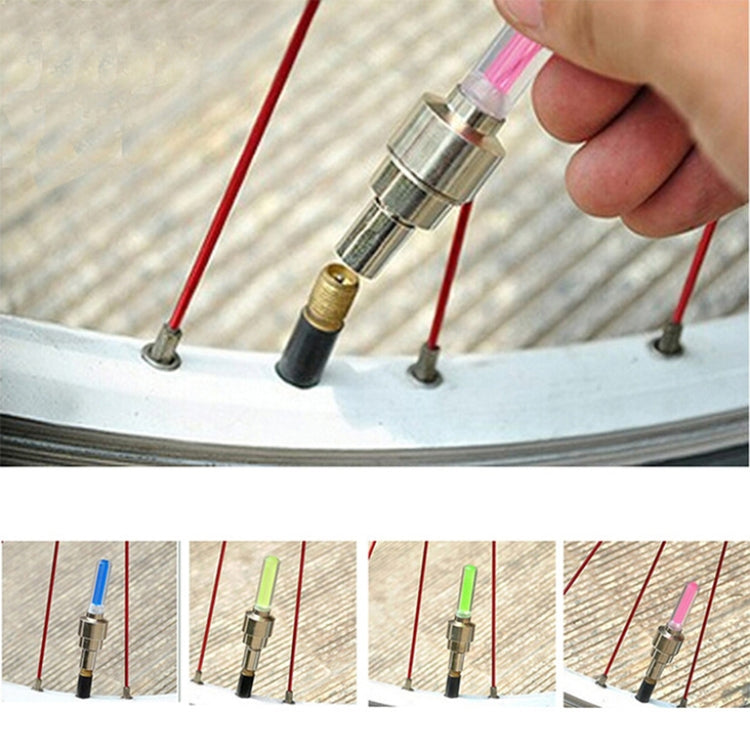10 PCS LED Bicycle Lights Wheel Tire Valve Caps Bike Accessories Cycling Lantern Spokes Lamp(Blue) - free shipping - PMC TechLife - Order now!
