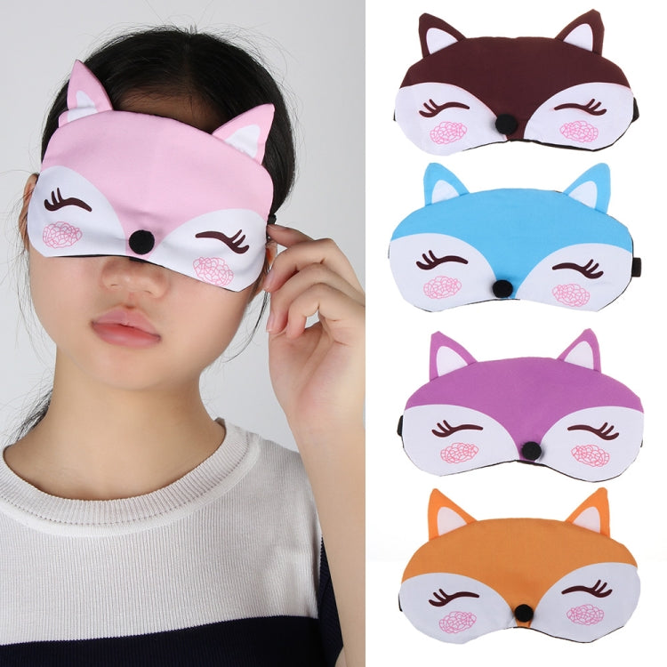 Cute Fox 3D Sleep Mask Rest Travel Sleeping Cover Sleep Ice Mask(Coffee) - free shipping - PMC TechLife - Order now!