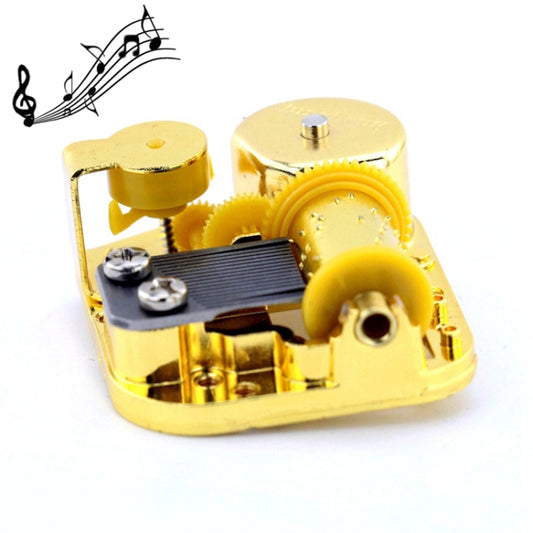 Eight-tone Gold-plated Bar Repair Parts DIY Sky City Paperback Music Box(Robot Cat) - Music Box by PMC Jewellery | Online Shopping South Africa | PMC Jewellery | Buy Now Pay Later Mobicred