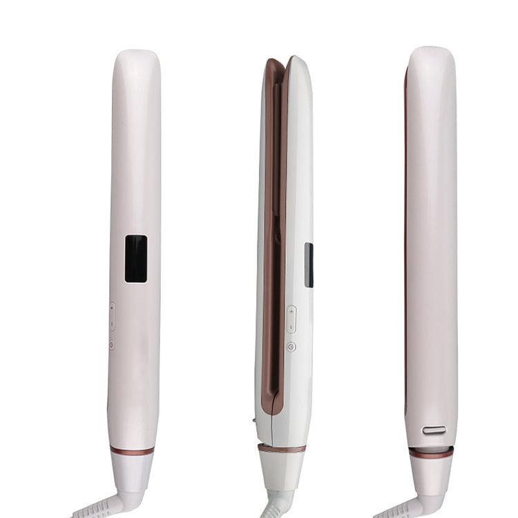 Professional Hair Straightener LED Display Ceramic Coating Plate Ionic Curling Flat Iron(EU 45W) - free shipping - PMC TechLife - Order now!