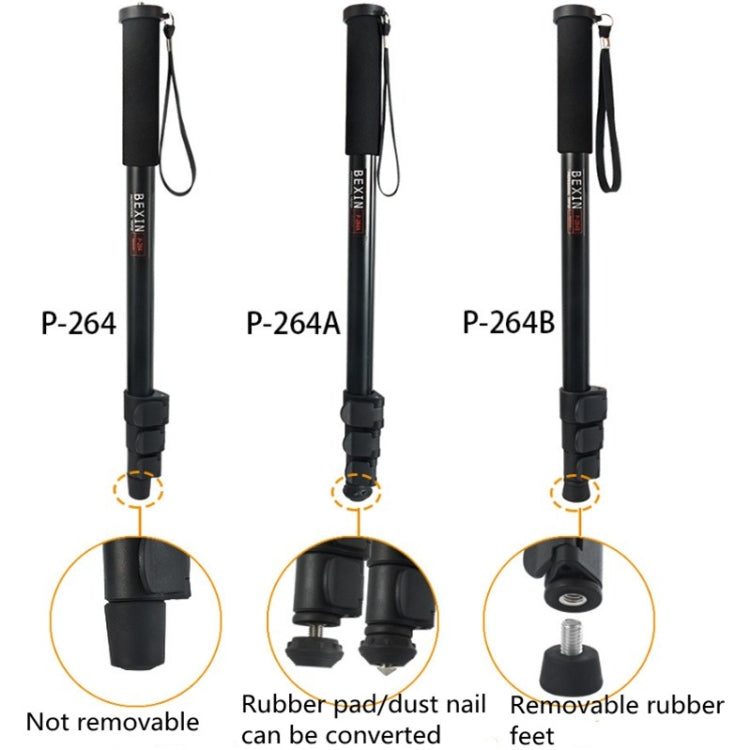 BEXIN P-264 Portable Mobile Phone SLR Camera Photography Monopod Holder Selfie Mount Alpenstock Pole - Monopods by BEXIN | Online Shopping South Africa | PMC TechLife | Buy Now Pay Later Mobicred