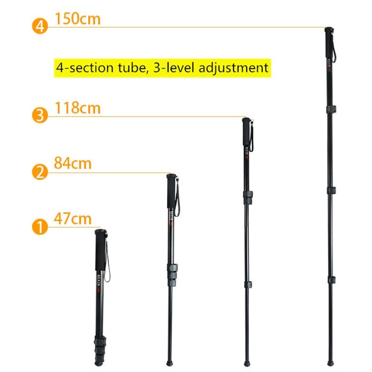 BEXIN P-264A Portable Mobile Phone SLR Camera Photography Monopod Holder Selfie Mount Alpenstock Pole - Monopods by BEXIN | Online Shopping South Africa | PMC TechLife | Buy Now Pay Later Mobicred