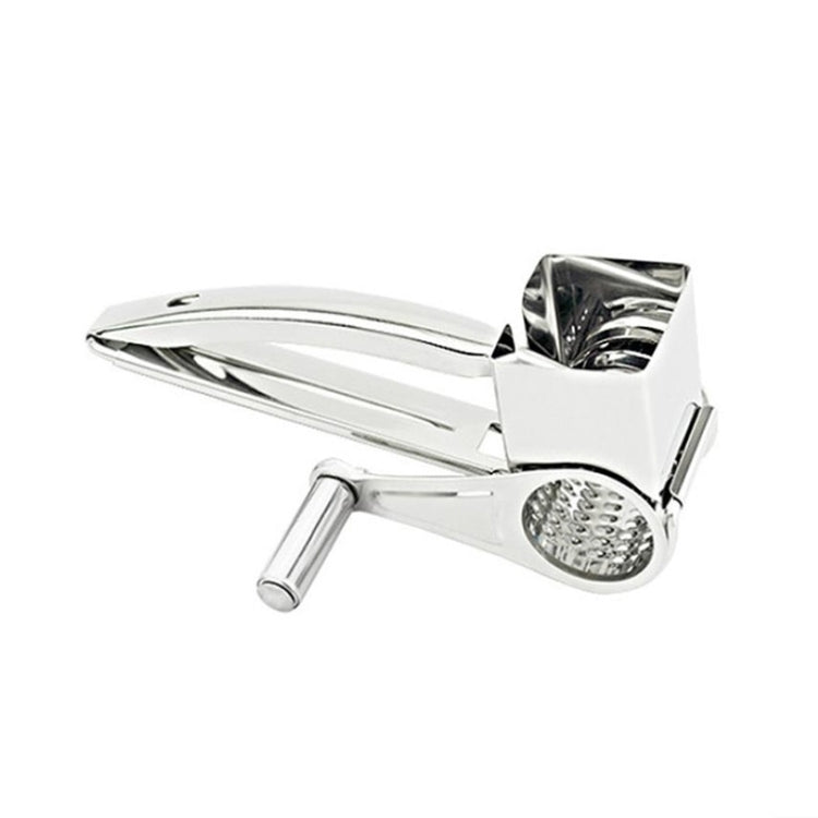 Cheese Grater Rotory Container Stainless Steel Hand-Crank Rotary Shredder with 3-4 holes - Cutter & Peeler by PMC Jewellery | Online Shopping South Africa | PMC Jewellery