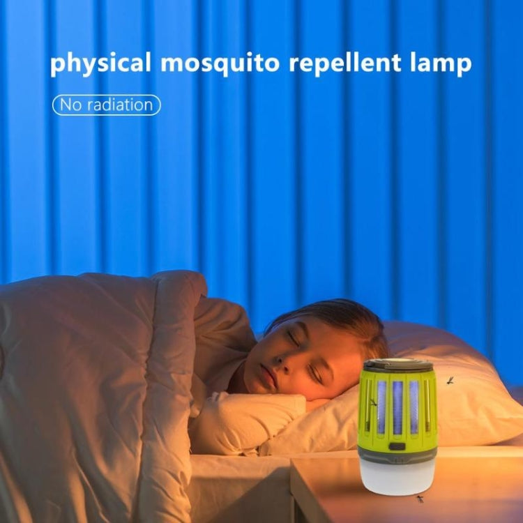 Solar Power Mosquito Killer Outdoor Hanging Camping Anti-insect Insect Killer, Color:Light Green + Solar Panel - Outdoor Insect Repellent by PMC TechLife | Online Shopping South Africa | PMC TechLife | Buy Now Pay Later Mobicred