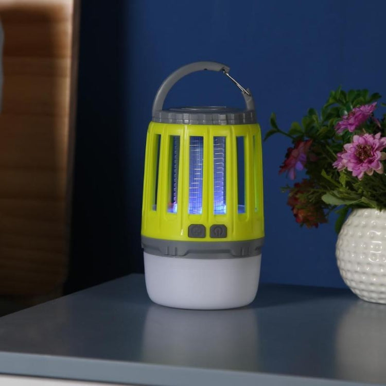 Solar Power Mosquito Killer Outdoor Hanging Camping Anti-insect Insect Killer, Color:Light Green + Solar Panel - Outdoor Insect Repellent by PMC TechLife | Online Shopping South Africa | PMC TechLife | Buy Now Pay Later Mobicred