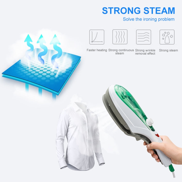 Handheld Garment Steamer Brush Portable Clothes Steam Iron, UK Plug 220V(Blue) - Garment Steamer by PMC TechLife | Online Shopping South Africa | PMC TechLife | Buy Now Pay Later Mobicred